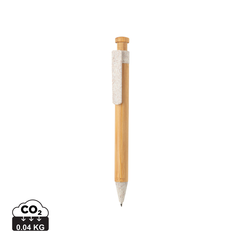XD Collection Bamboo pen with wheatstraw clip