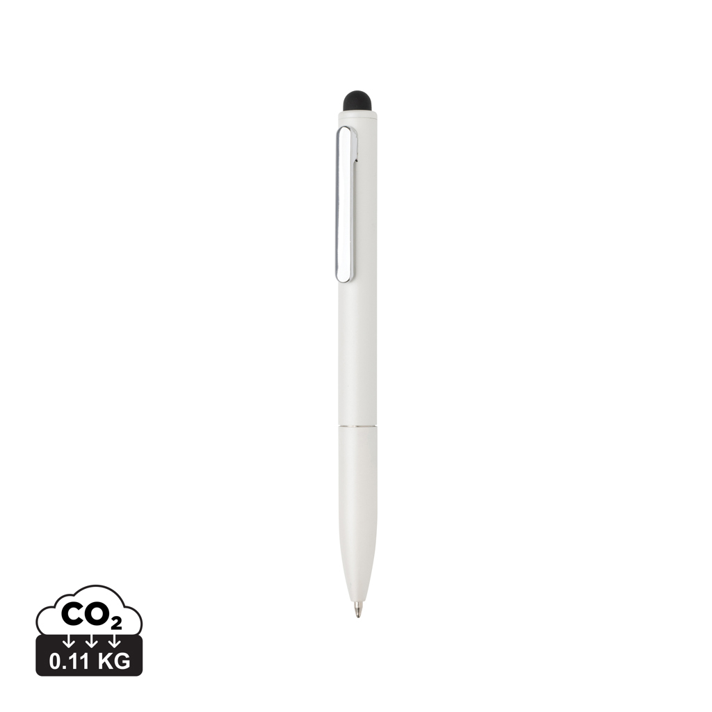 XD Collection Kymi RCS certified recycled aluminium pen with stylus