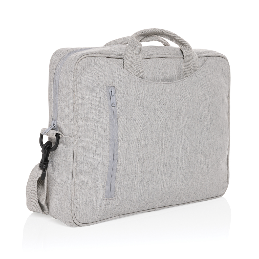 XD Collection Laluka AWARE™ recycled cotton 15.4 inch laptop bag