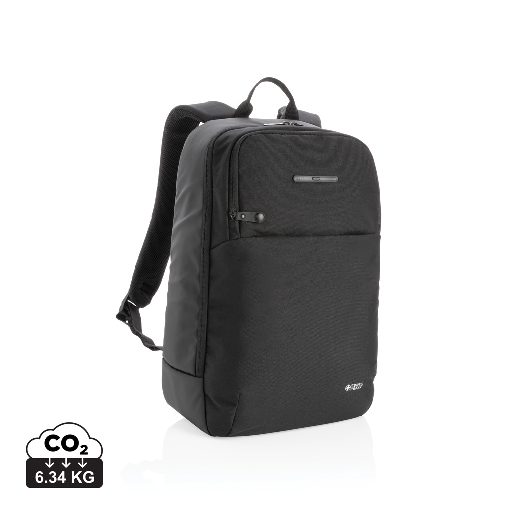 Swiss Peak Swiss Peak laptop backpack with UV-C steriliser pocket