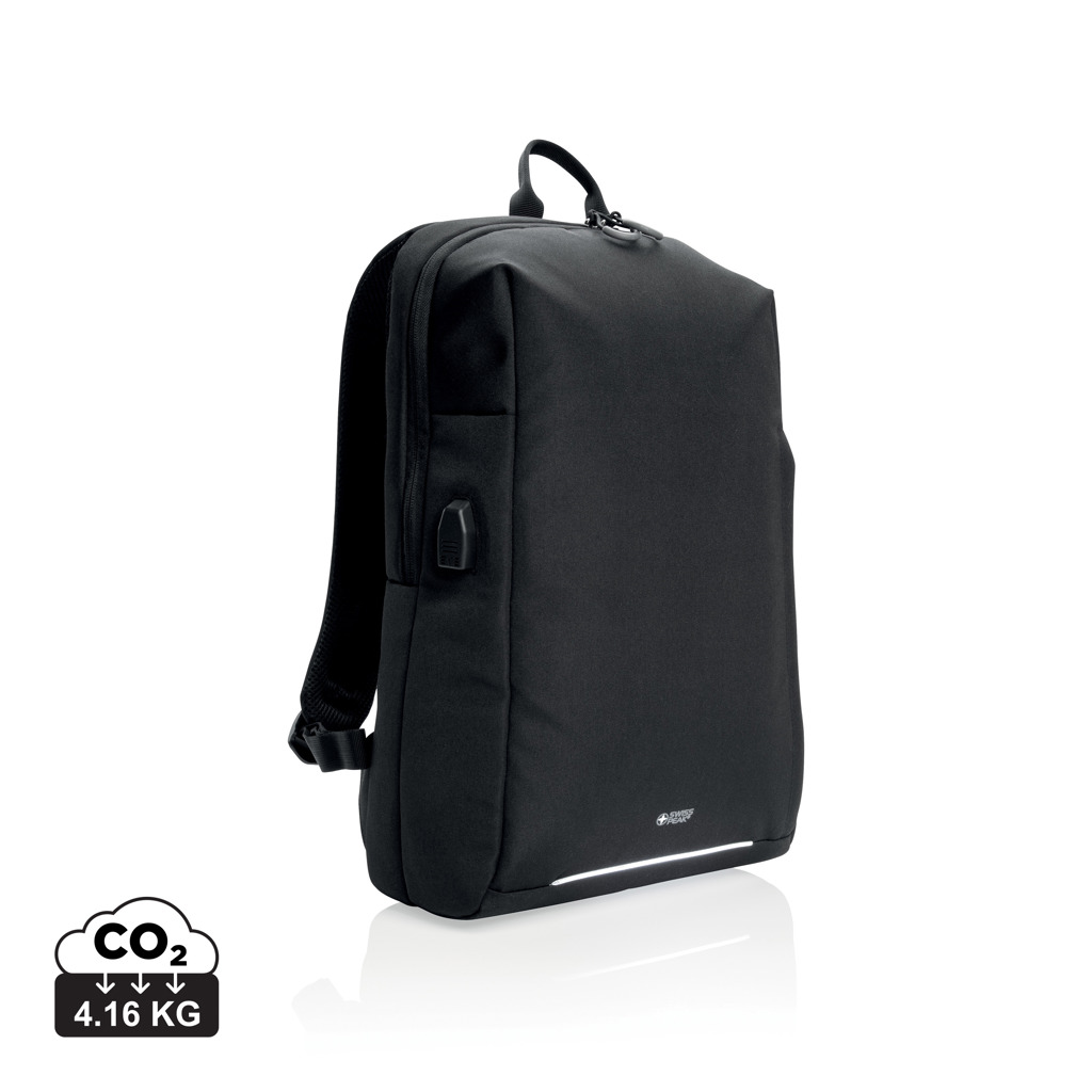 Swiss Peak Swiss Peak AWARE™ RFID and USB A laptop backpack