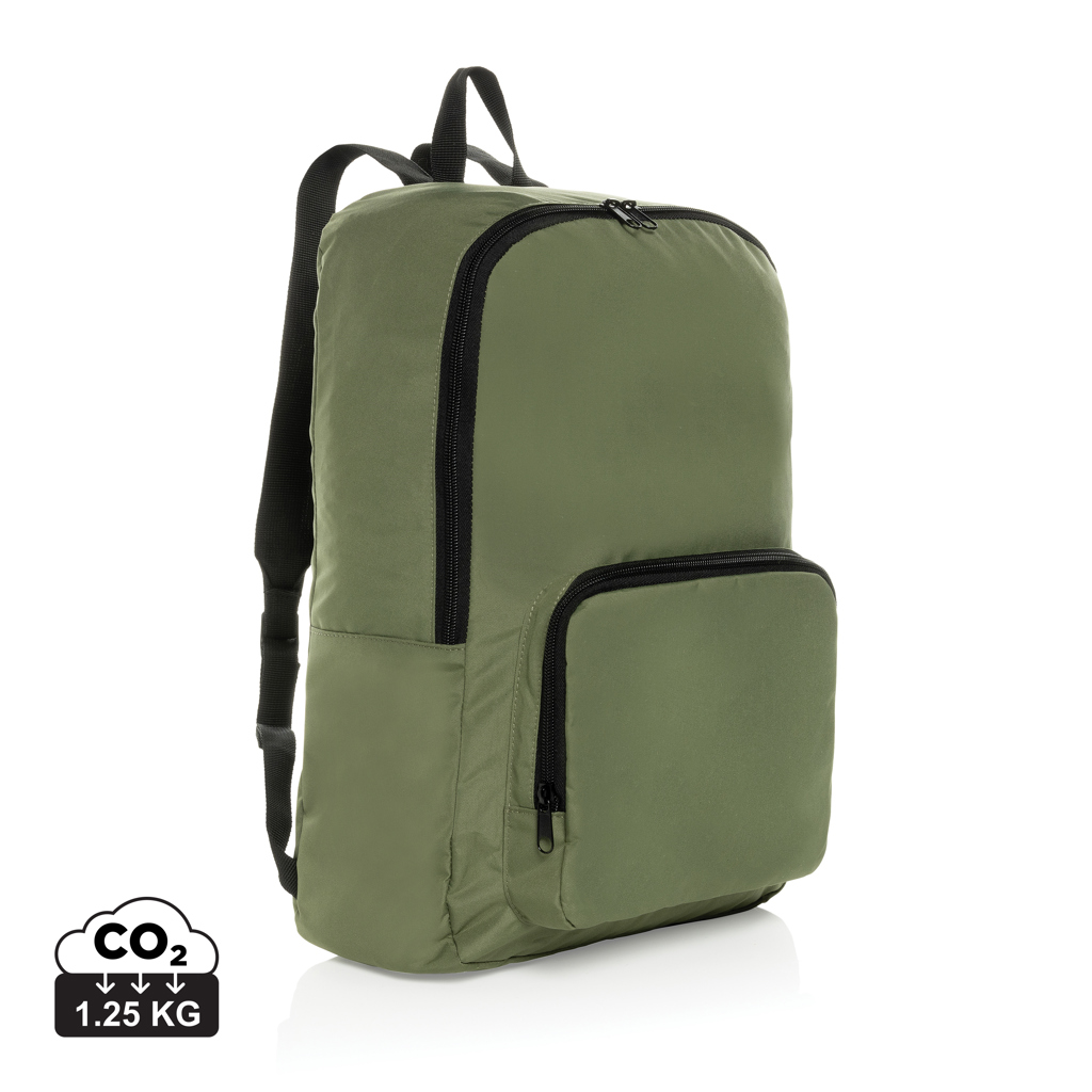 XD Collection Dillon AWARE™ RPET foldable classic backpack