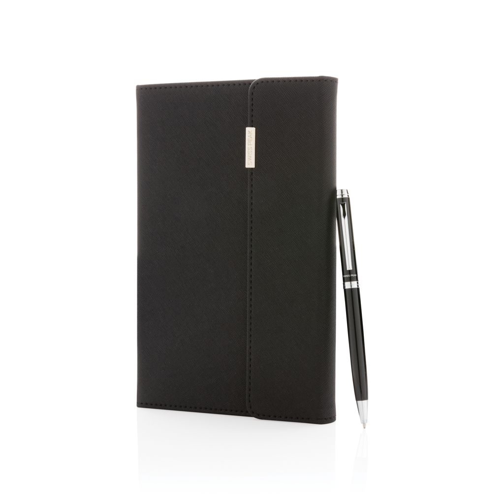 Swiss Peak Swiss Peak deluxe A5 notebook and pen set