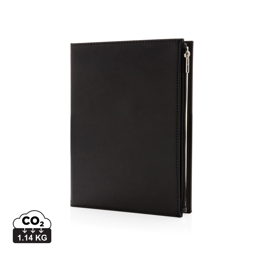 Swiss Peak Swiss Peak A5 PU notebook with zipper pocket