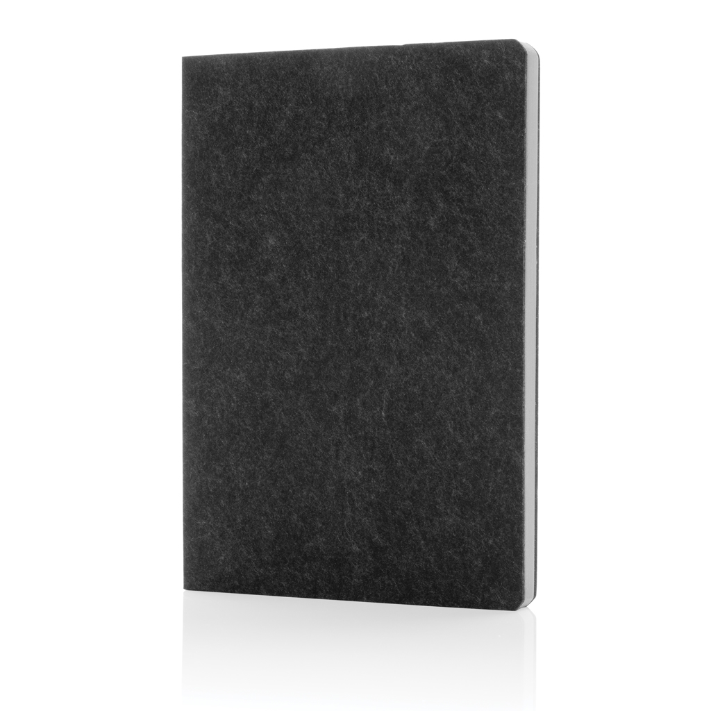XD Collection Phrase GRS certified recycled felt A5 notebook