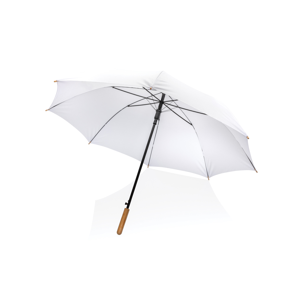 XD Collection 27″ Impact AWARE™ RPET 190T auto open bamboo umbrella