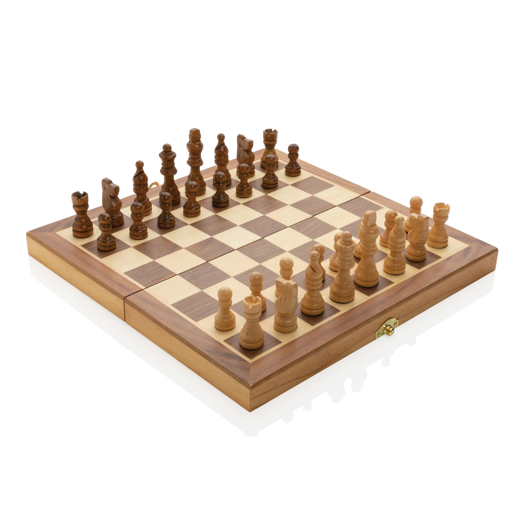 XD Collection Luxury wooden foldable chess set