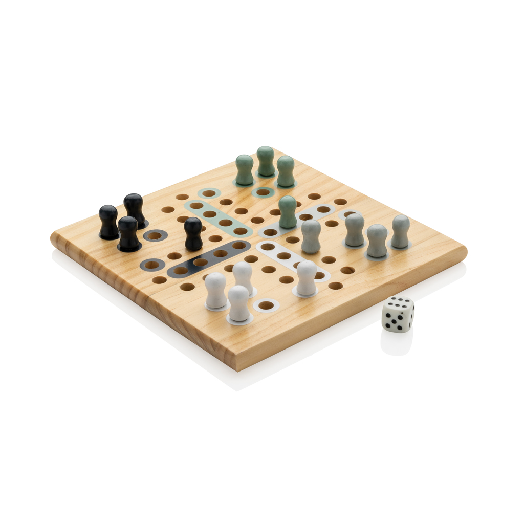 XD Collection Claire wooden Ludo game