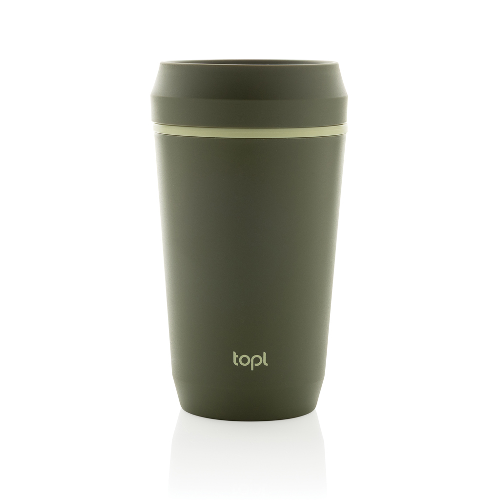 Topl Topl Recycled Plastic To Go Tumbler Patented 360 Lid 354ml