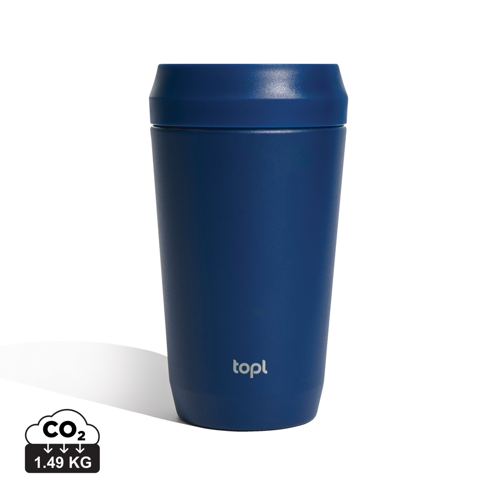 Topl Topl Recycled Steel To Go Tumbler Patented 360 Lid 354ml