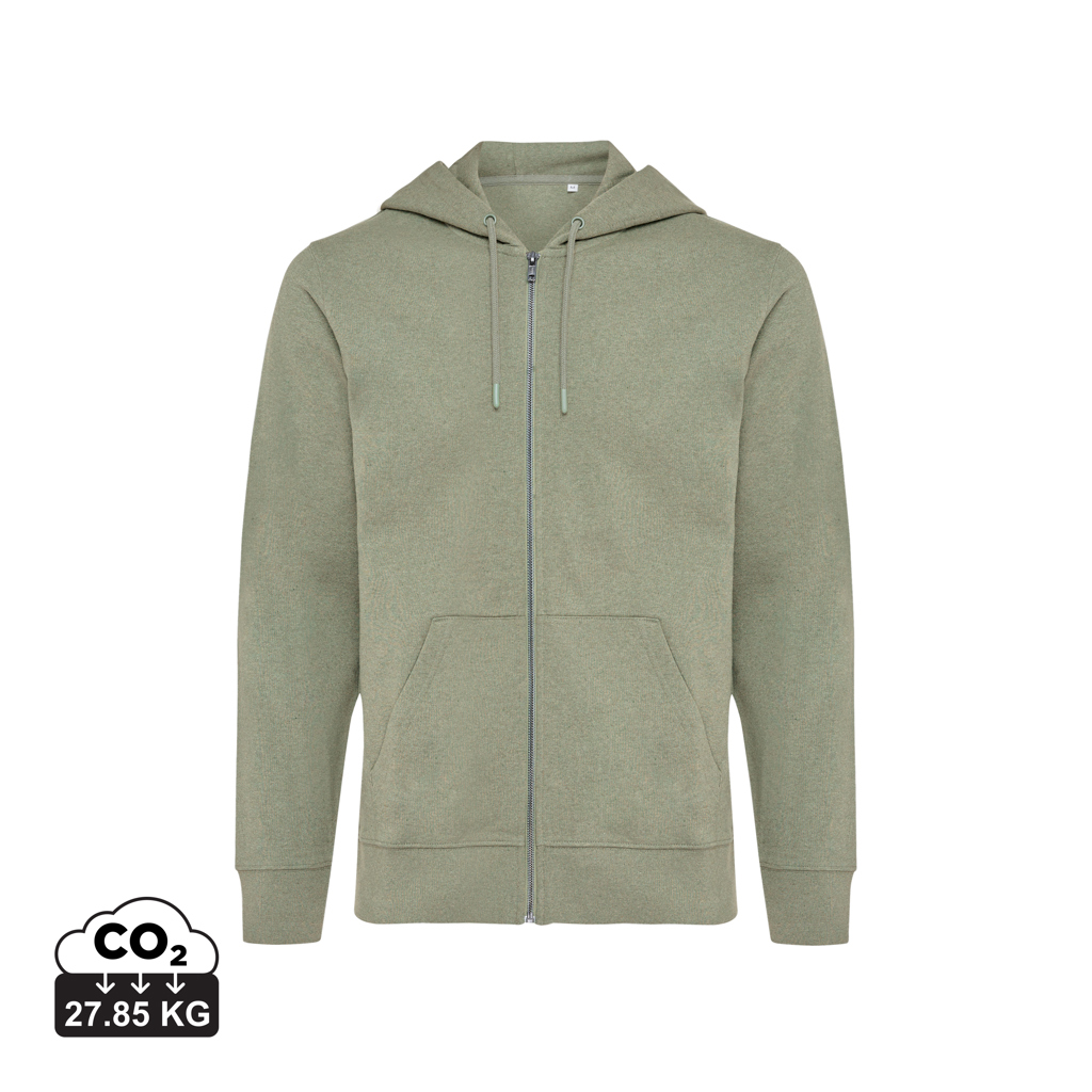 iqoniq IQONIQ Abisko recycled cotton zip through hoodie