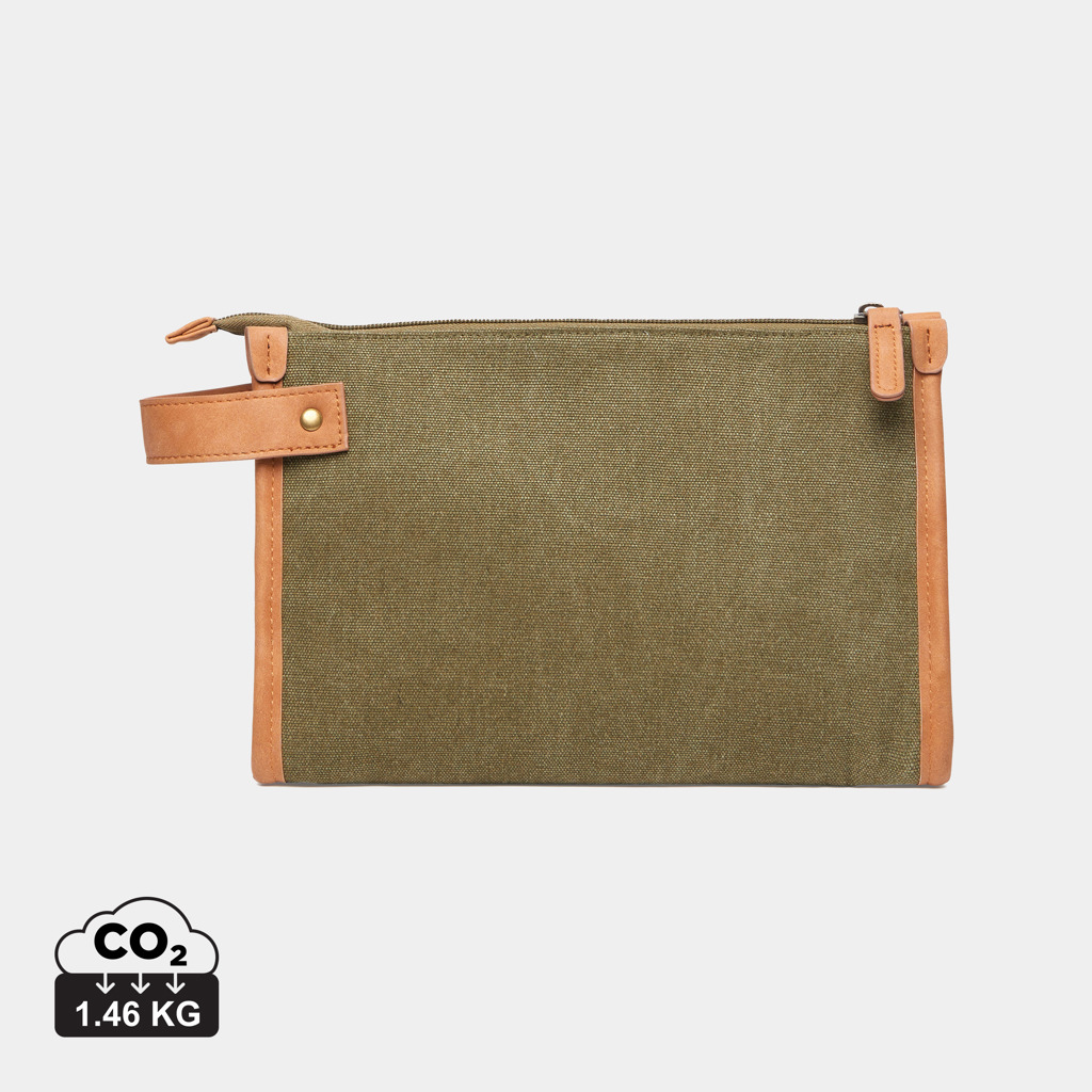 Vinga VINGA Bosler GRS recycled canvas toiletry bag