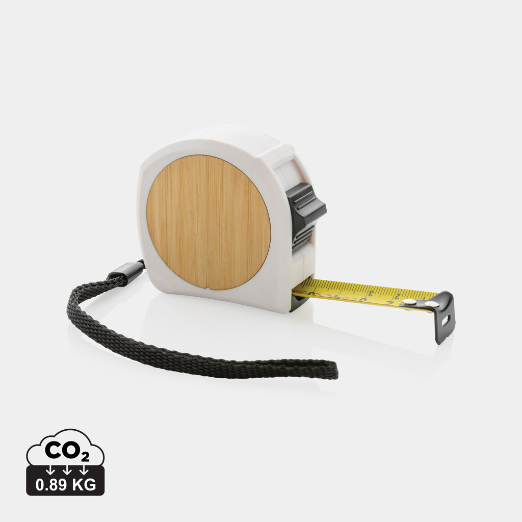 XD Collection RCS recycled plastic bamboo tape 5M/19mm