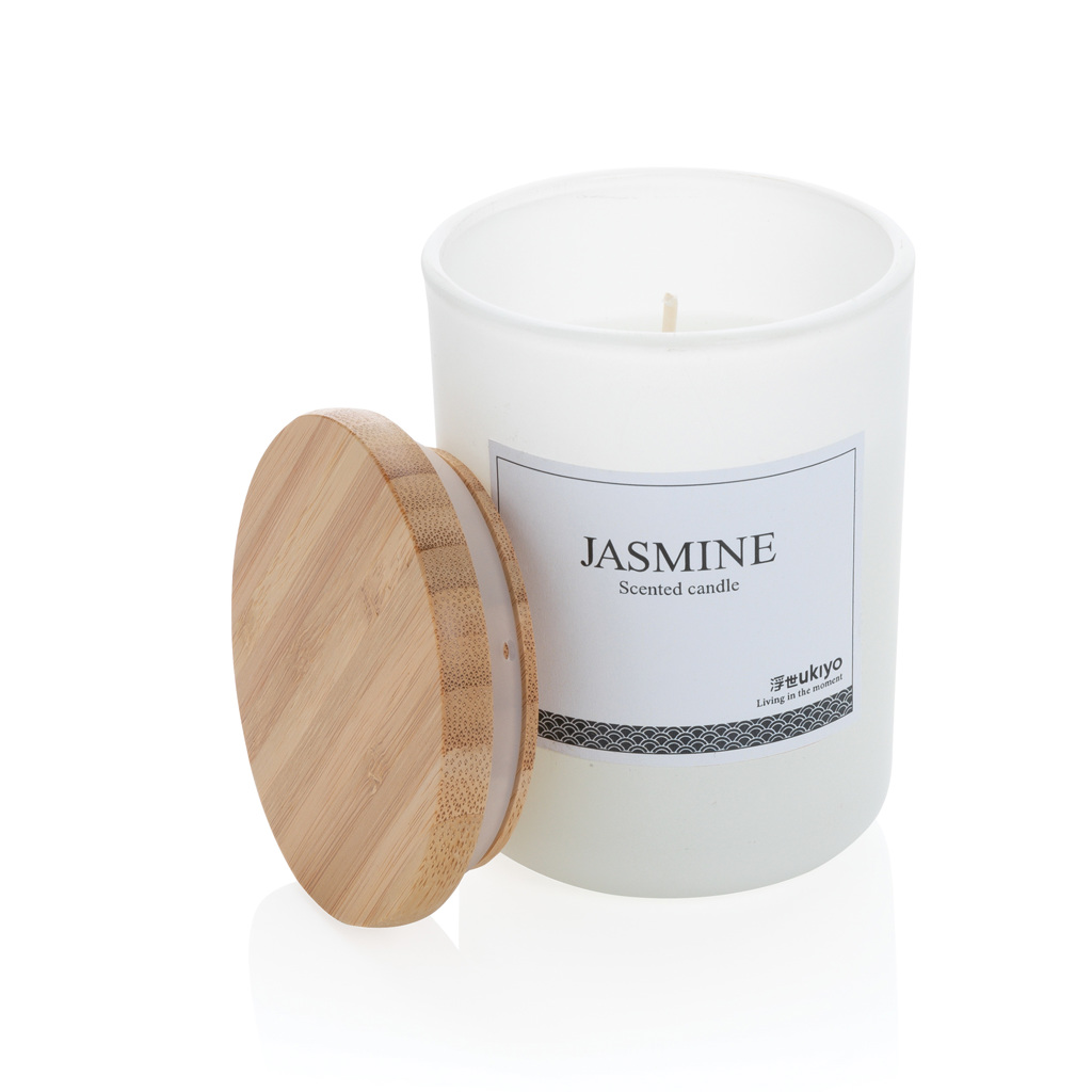 Ukiyo Ukiyo deluxe scented candle with bamboo lid