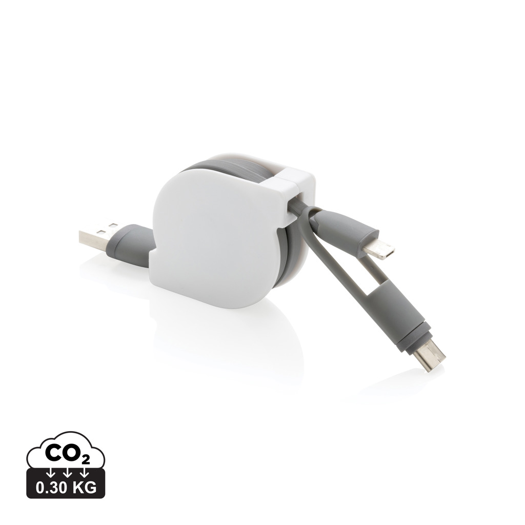 XD Collection 3-in-1 retractable cable