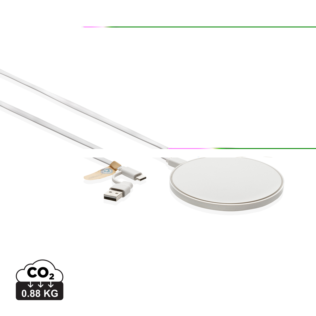 XD Collection RCS standard recycled plastic 10W wireless charger