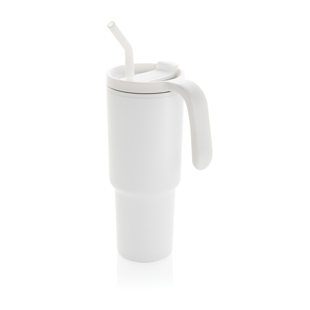 XD Collection Graphic 360 RCS certified recycled steel tumbler 900ml
