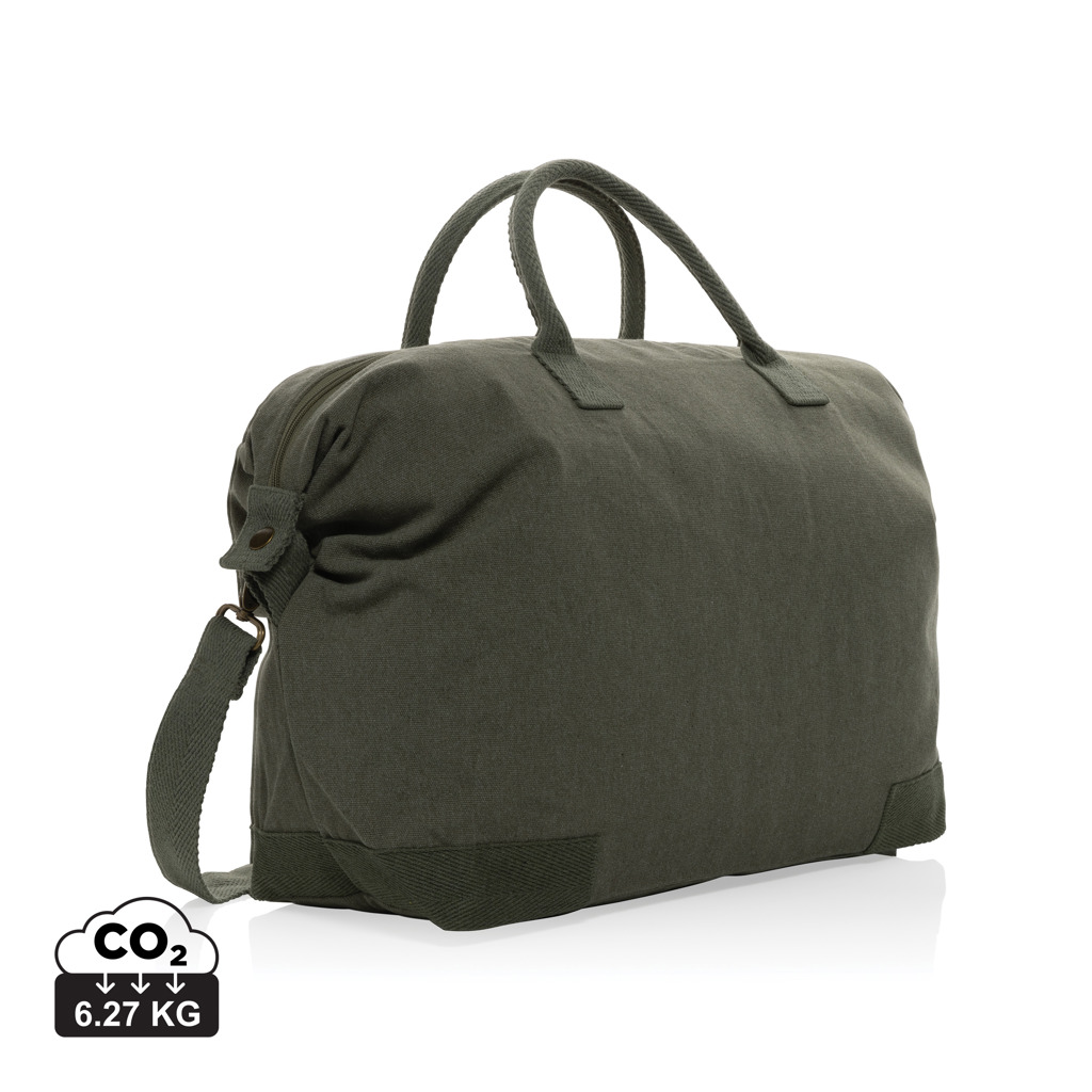 XD Collection Kezar AWARE™ 500 gsm recycled canvas deluxe weekend bag