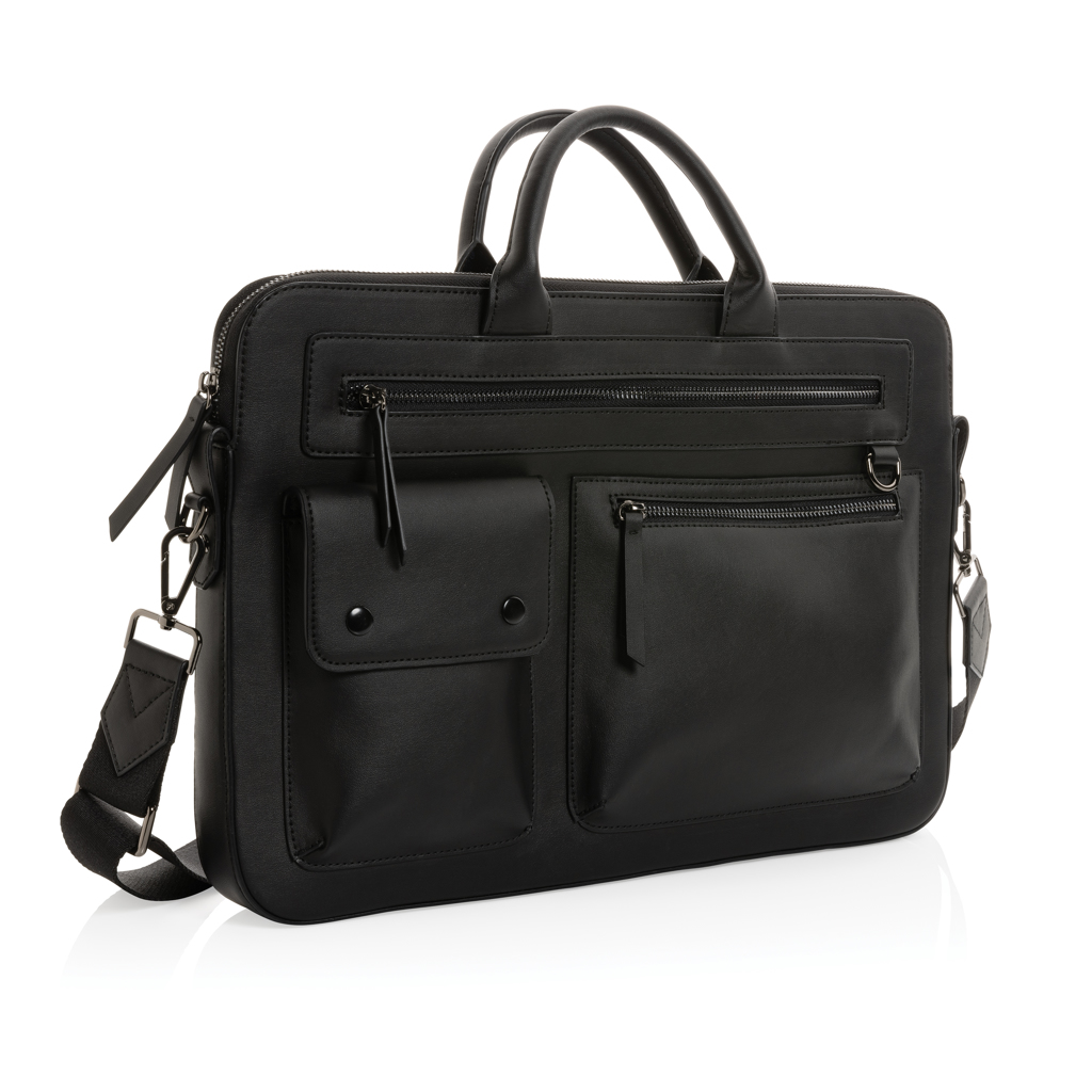 Swiss Peak Swiss Peak GRS recycled PU 14 inch laptop bag