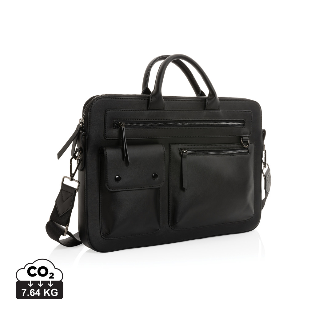 Swiss Peak Swiss Peak GRS recycled PU 14 inch laptop bag