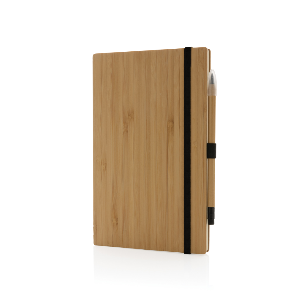 XD Collection Bamboo notebook and infinity pencil set