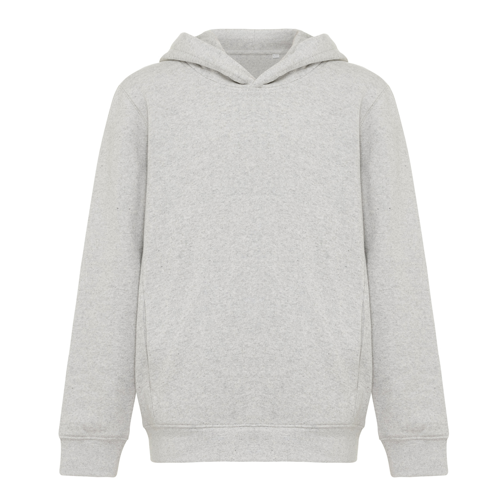 iqoniq IQONIQ Yengo kids recycled cotton hoodie with sidepockets