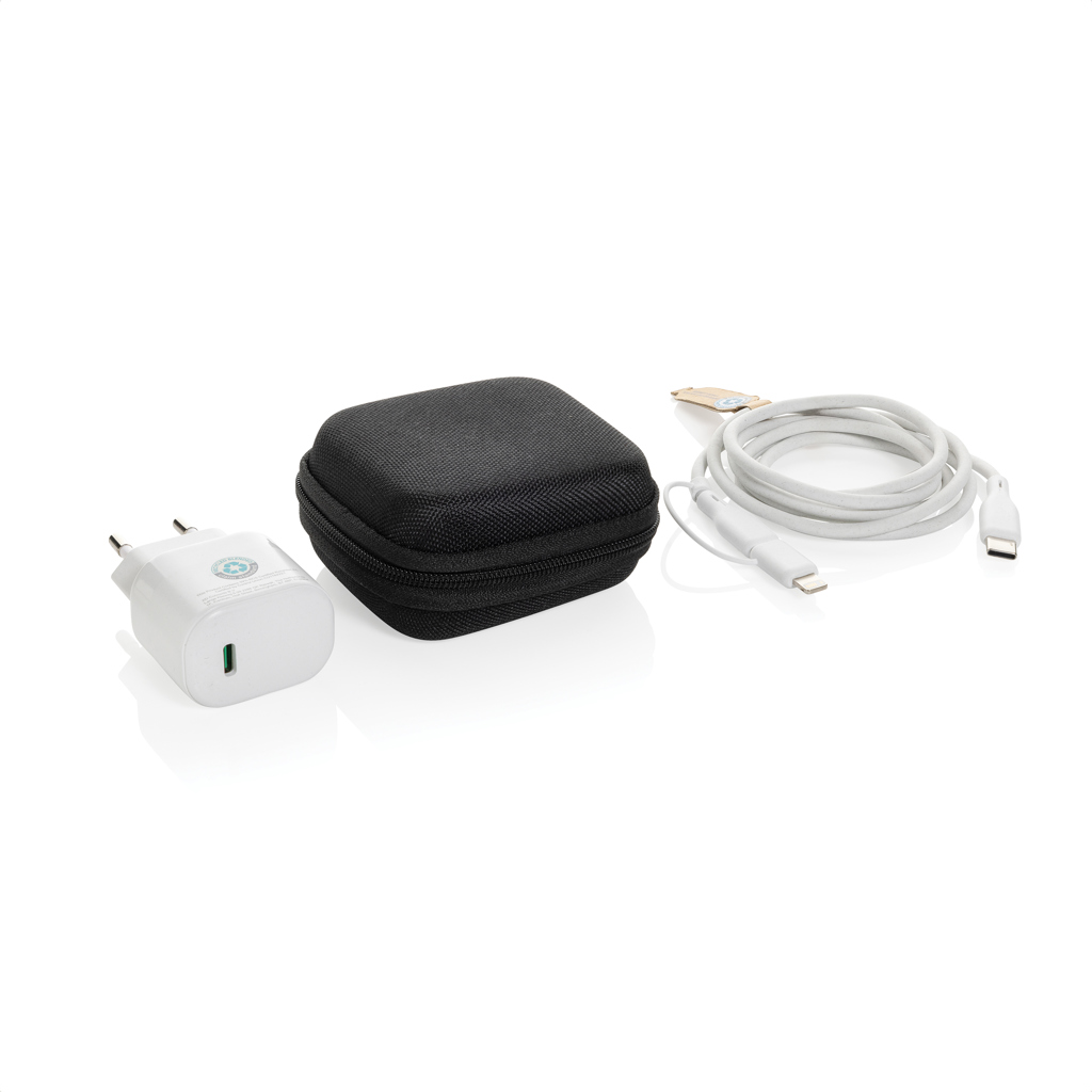 XD Collection Boost RCS reycled PET 20W type C 2 pcs charging set