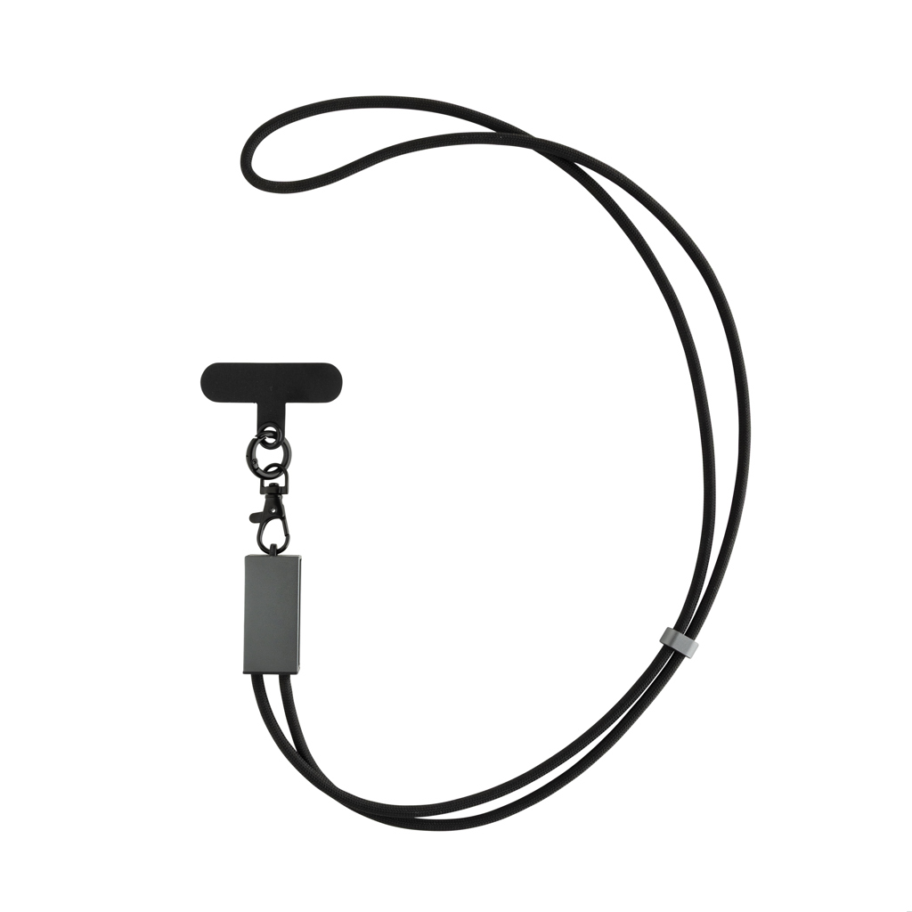 XD Xclusive Terra RCS recycled PET phone cord with 60W dual charge cable