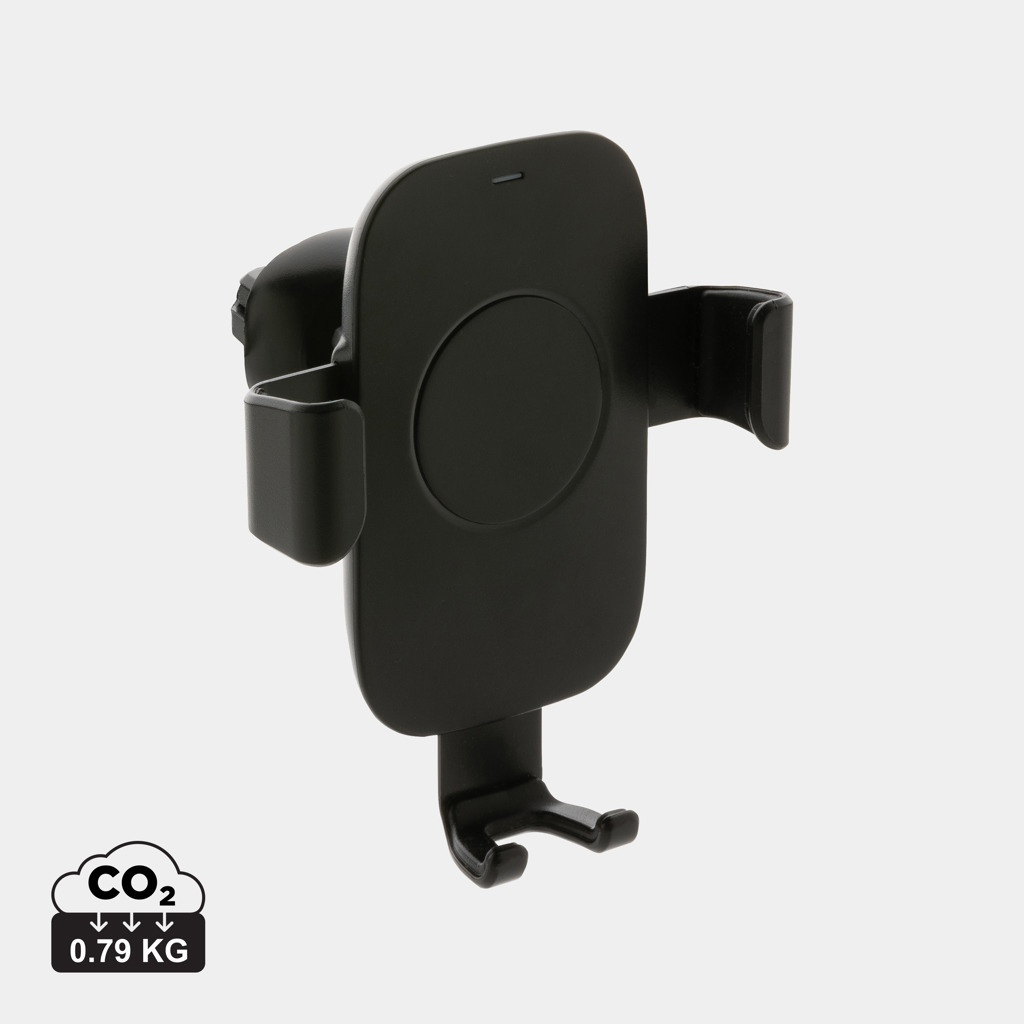 XD Collection RCS recycled plastic 10W wireless charging car holder