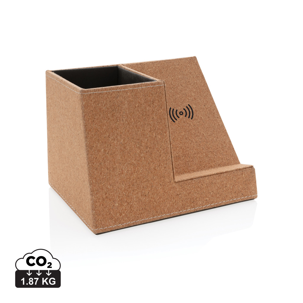 XD Collection Cork pen holder and 5W wireless charger