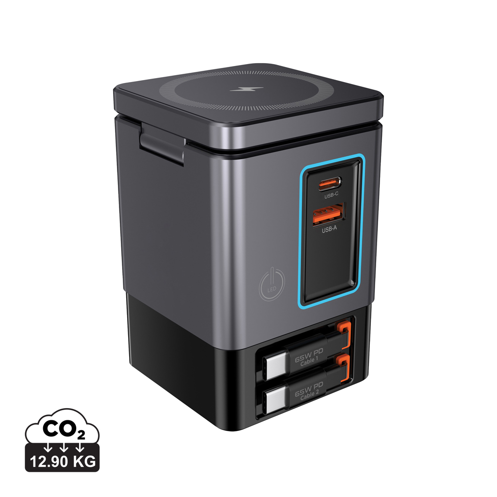 Urban Vitamin Urban Vitamin Sacramento 105W GAN charger+retractable cables