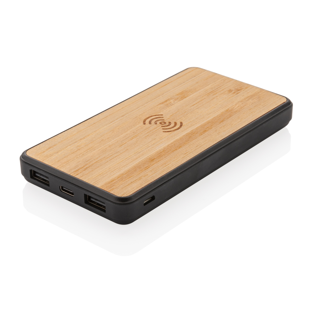 XD Collection RCS recycled plastic 8000 mAh Wireless Powerbank