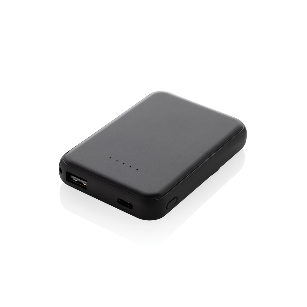XD Collection Stellar RCS recycled plastic 5000 mah 5W magnetic powerbank