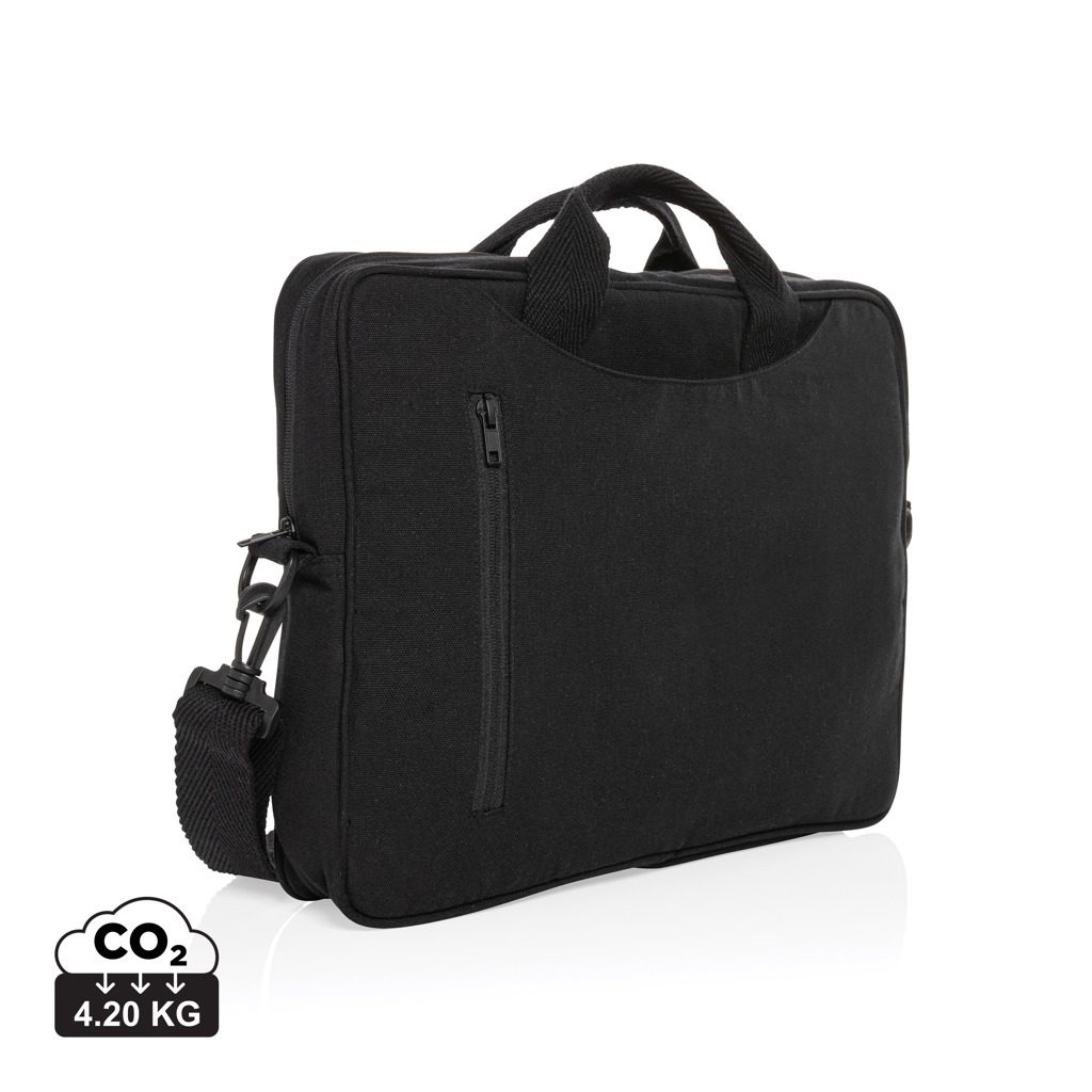 XD Collection Laluka AWARE™ recycled cotton 15.4 inch laptop bag