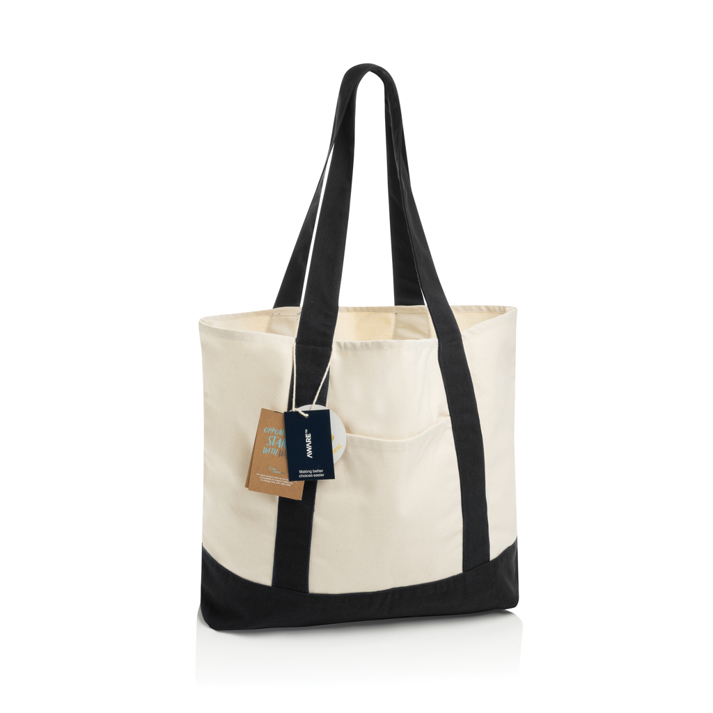 XD Xclusive SHOP LOCAL AWARE™ recycled cotton 350gsm Tote bag
