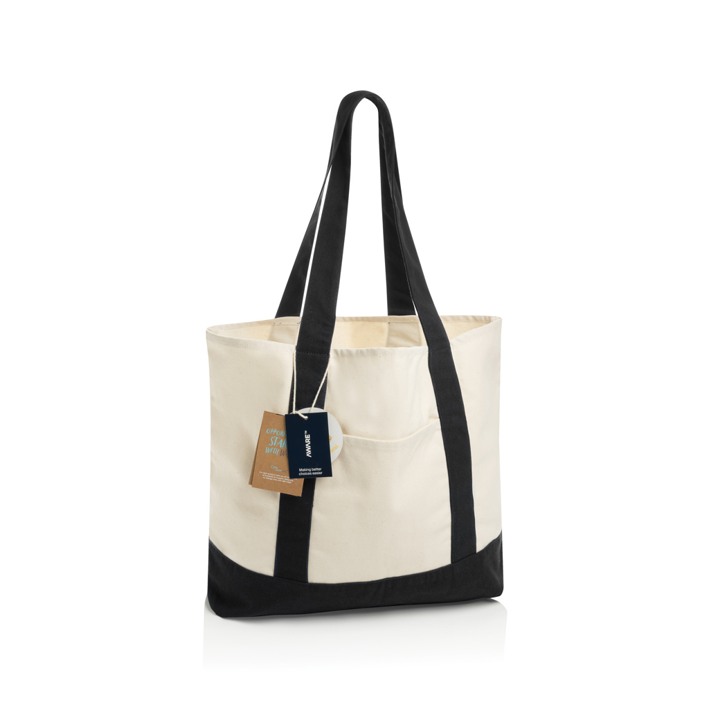 XD Xclusive SHOP LOCAL AWARE™ recycled cotton 350gsm Tote bag