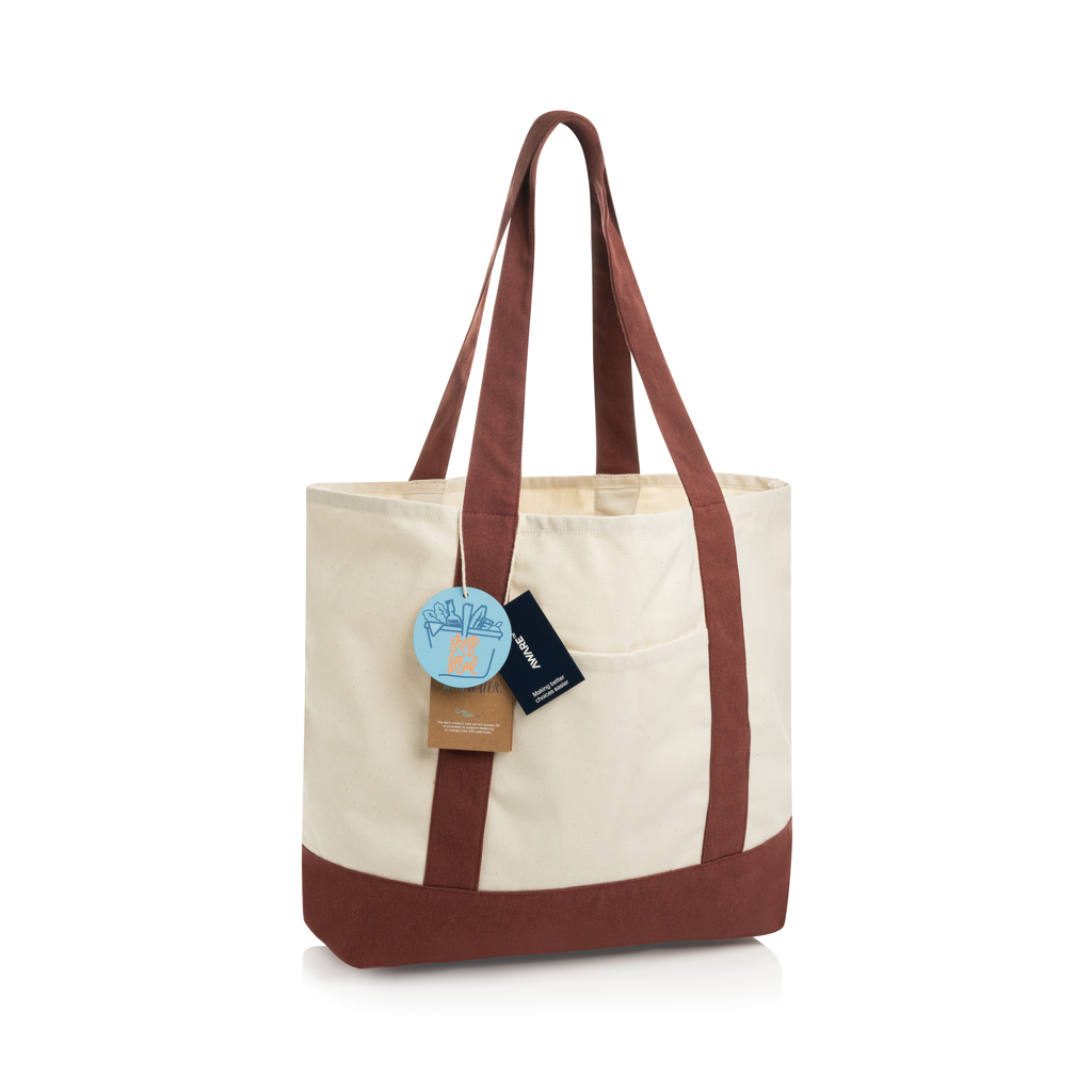 XD Xclusive SHOP LOCAL AWARE™ recycled cotton 350gsm Tote bag