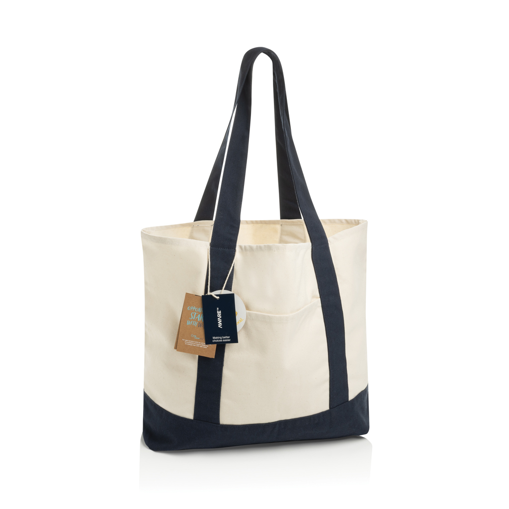 XD Xclusive SHOP LOCAL AWARE™ recycled cotton 350gsm Tote bag