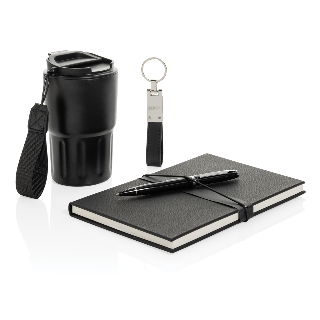 Swiss Peak Swiss Peak RCS certified deluxe business gift set w/ tumbler