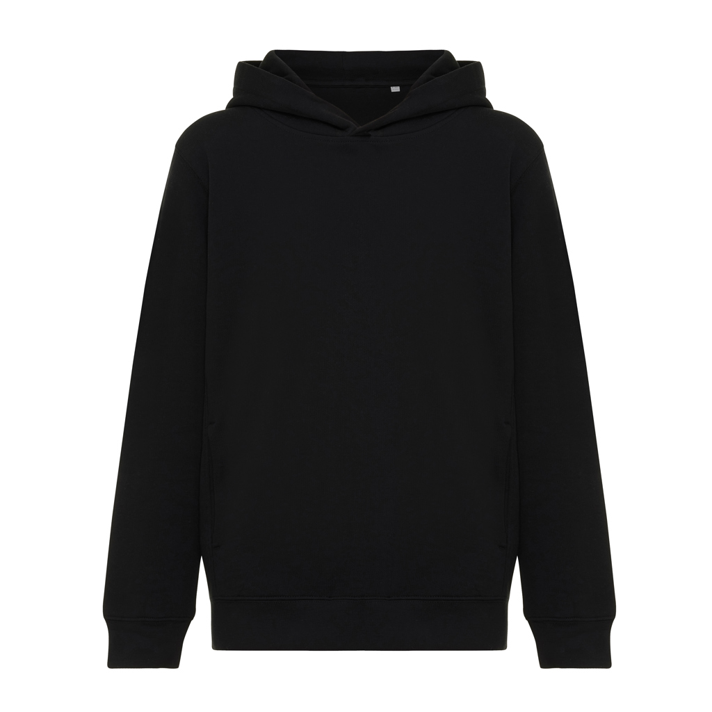 iqoniq IQONIQ Yengo kids recycled cotton hoodie with sidepockets