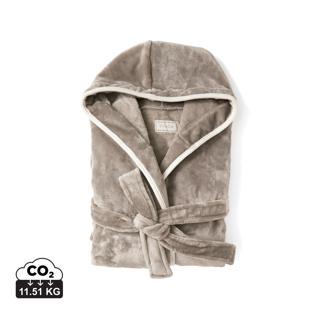 Vinga VINGA Louis luxury plush GRS RPET robe size S-M