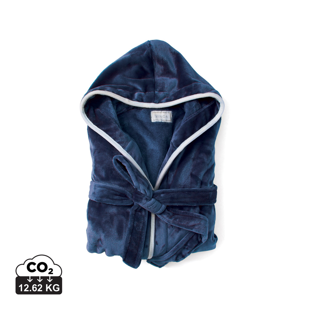 Vinga VINGA Louis luxury plush RPET robe size L-XL