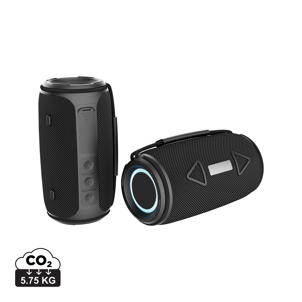 XD Collection Prisma RCS recycled plastic IPX 4 waterpoof 16W speaker