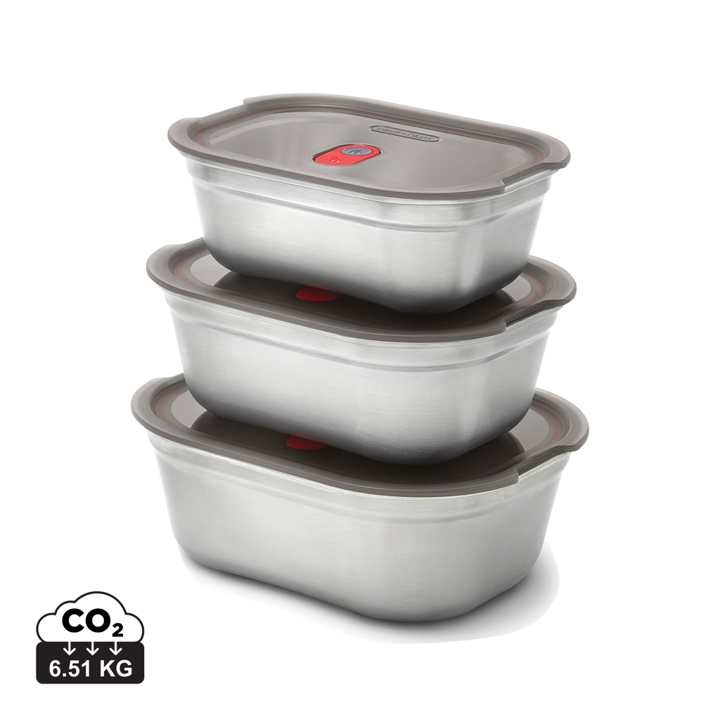 Black + Blum Black+Blum Mealprep Box 3pcs Set Small, Medium, Large