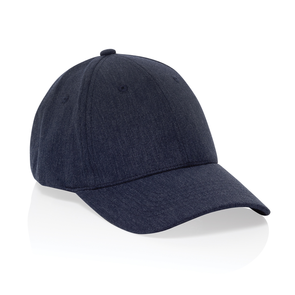 XD Collection Milo AWARE™ recycled heather 6 panel cap 200gr