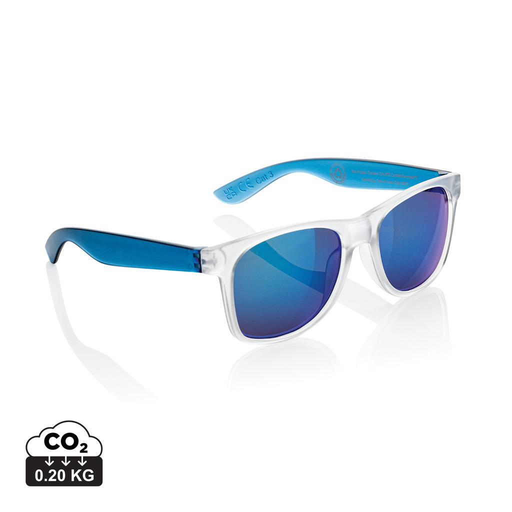 XD Collection Gleam RCS recycled PC mirror lens sunglasses