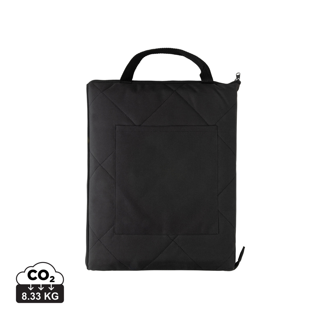 XD Collection Impact Aware™ RPET foldable quilted picnic blanket