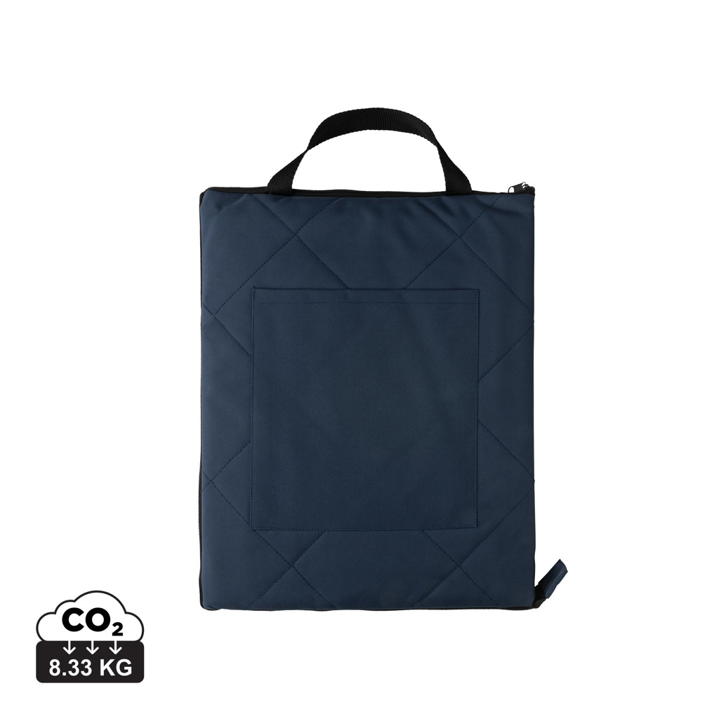 XD Collection Impact Aware™ RPET foldable quilted picnic blanket
