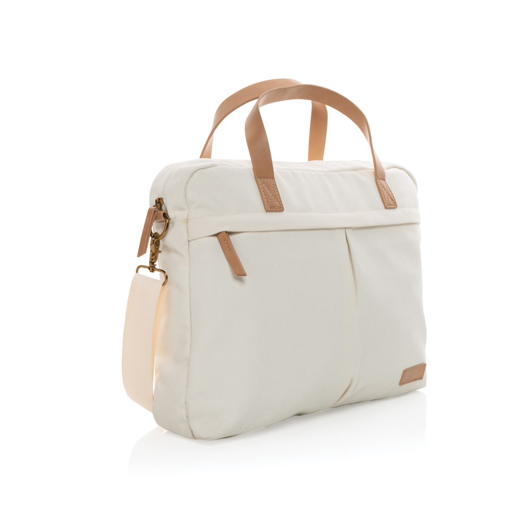 XD Collection Impact AWARE™ 16 oz. recycled canvas laptop bag