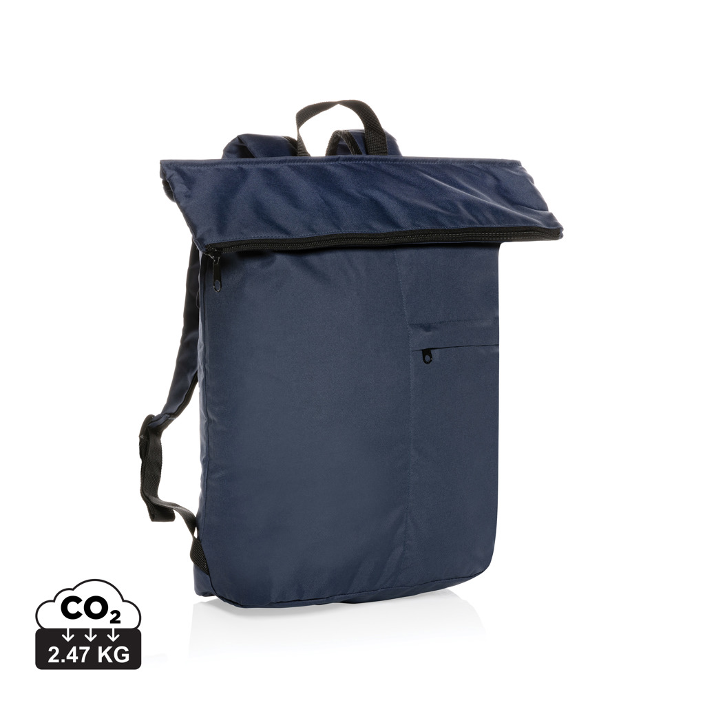 XD Collection Dillon AWARE™ RPET lightweight foldable backpack